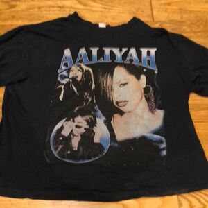 Black Aaliyah Graphic T-Shirt